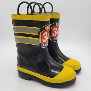 Western Chief Black and Yellow Kids Boots